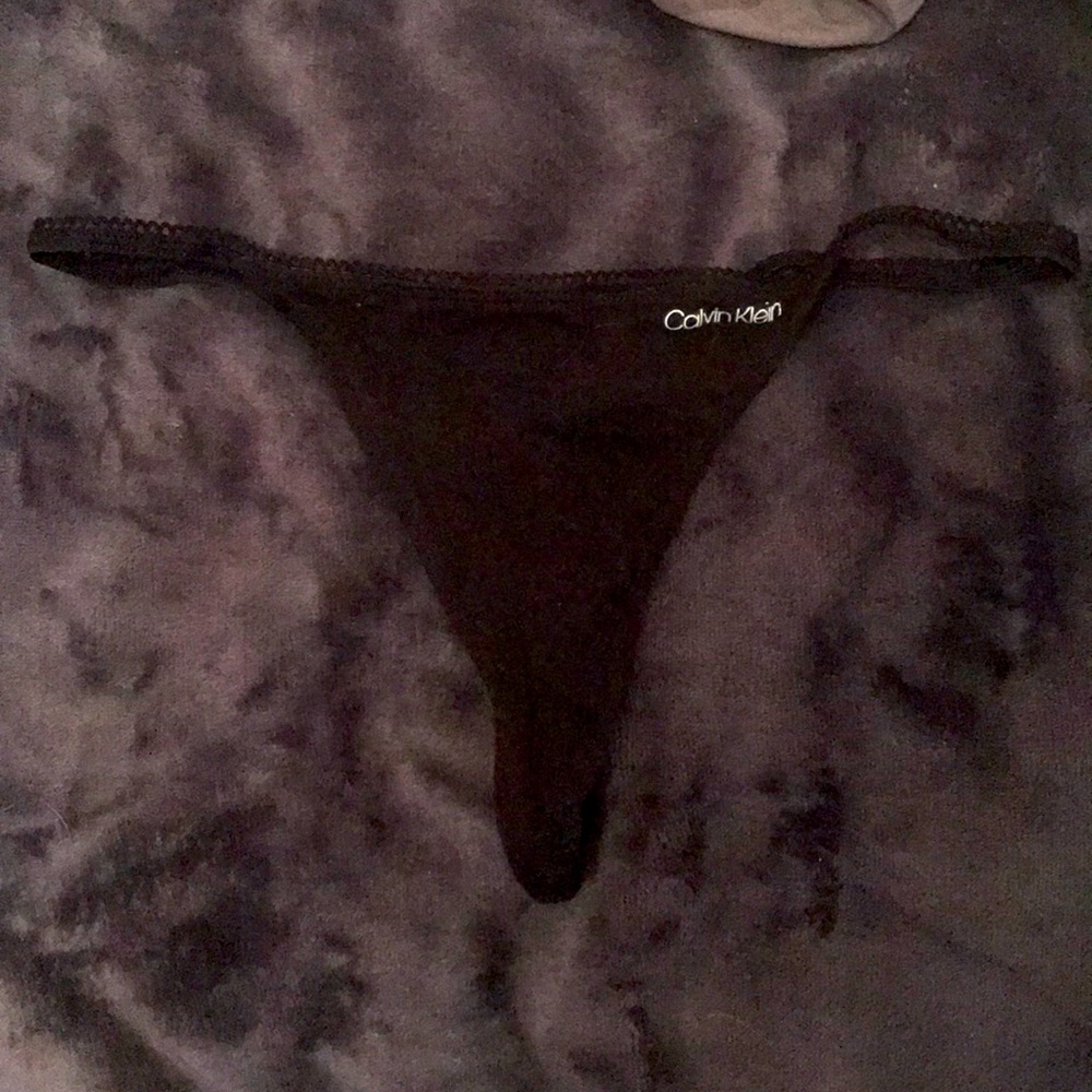 Super cute black thong